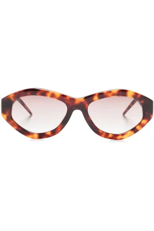Casablanca Monogram-plaque cat eye sunglasses