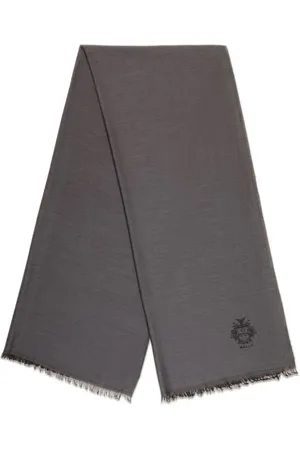 Bally Logo-embroidered scarf