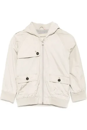 Burberry Hooded zip-up jacket
