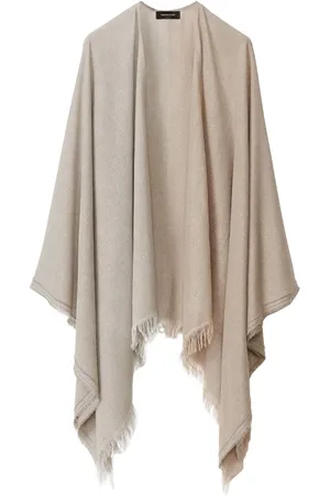 Fabiana Filippi Frayed-hem cape