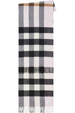Burberry Checked cashmere scarf