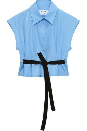 Msgm Belted blouse
