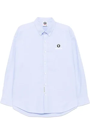 A Bathing Ape Logo sleeves shirt