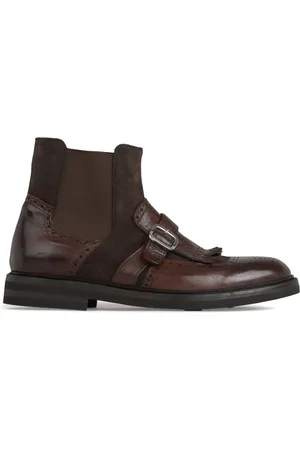 Green george Leather boots
