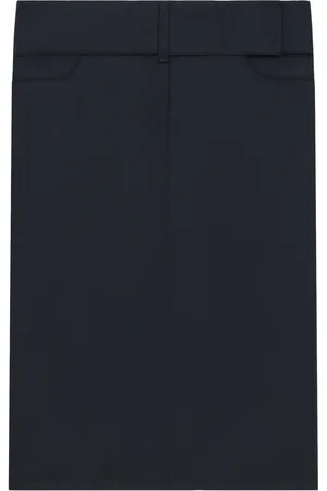 Courrèges Belted midi skirt