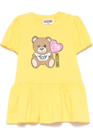 Moschino Leo Teddy-print dress