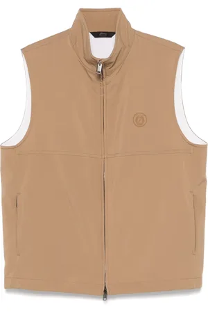 BRIONI Logo-embroidered gilet