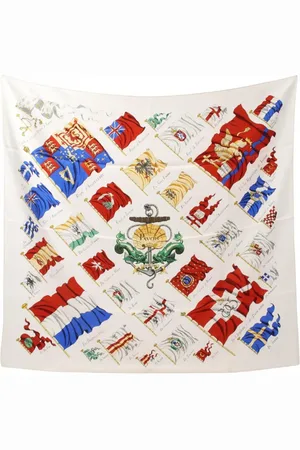Hermès 2000s Carré 90 Pavois scarf
