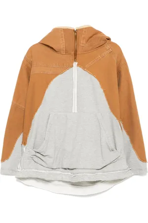 GREG LAUREN Panelled hoodie