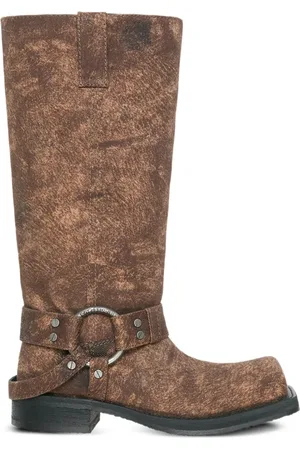 Acne Studios Buckle-detail leather boots