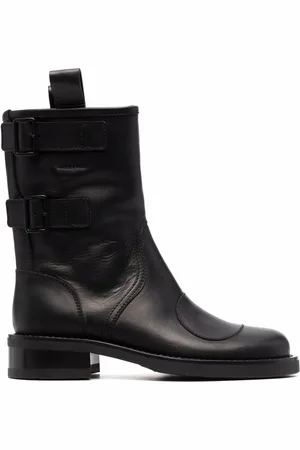 Buttero Elba leather mid-calf boots