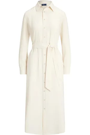 Ralph Lauren Satin shirt midi dress