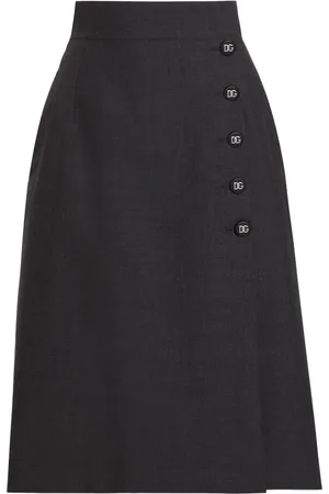 Dolce & Gabbana Overlapping-panel midi skirt