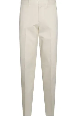 LARDINI Pressed-crease trousers