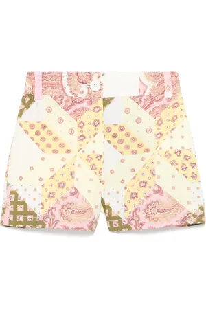 Etro Patchwork-print shorts