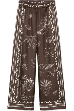 ALÉMAIS Sammy silk trousers
