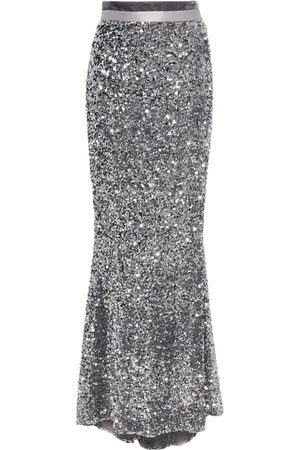 Styland Sequind high-waist maxi skirt