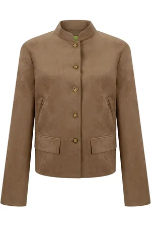 SHANGHAI TANG Tang suede jacket
