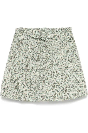 Il gufo Floral-print skirt