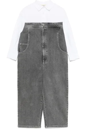 DOUUOD KIDS Layered-effect jumpsuit