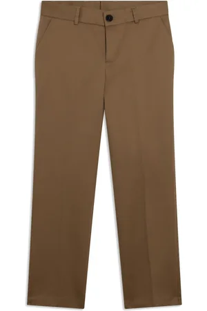 VERSACE Pressed crease trousers