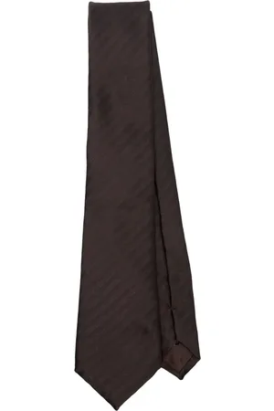 Giorgio Armani Patterned-jacquard silk tie