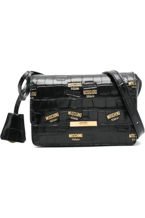 Moschino Logo-stamp cross body bag