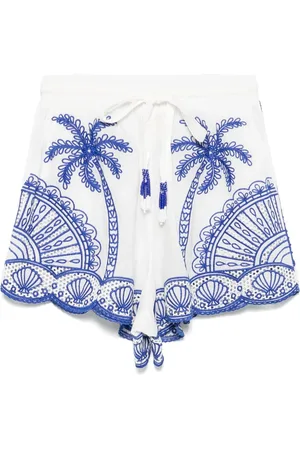 Farm Rio Guipure-lace shorts