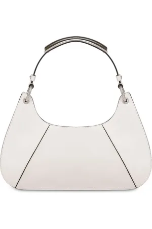 Alberta Ferretti Gusset detail leather shoulder bag