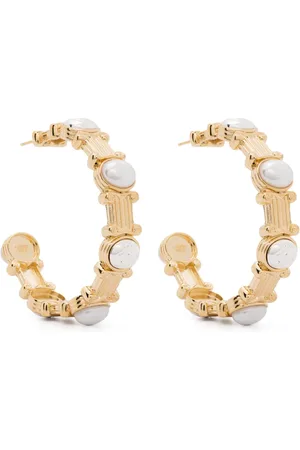 Casablanca Column hoop earrings