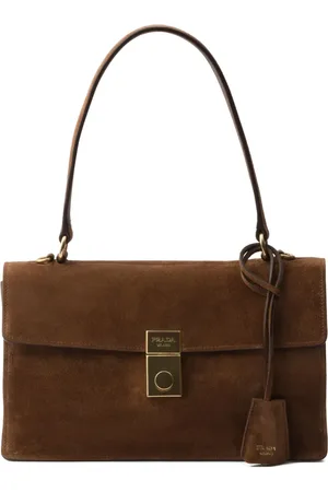 Prada Medium suede shoulder bag