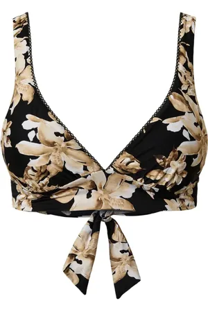 Twin-Set Floral-print bikini top