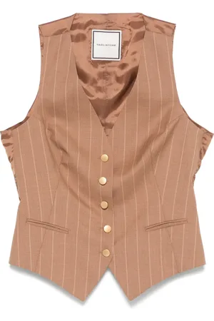 TAGLIATORE Striped waistcoat