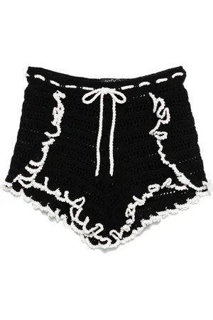 PATBO Crochet-knit shorts