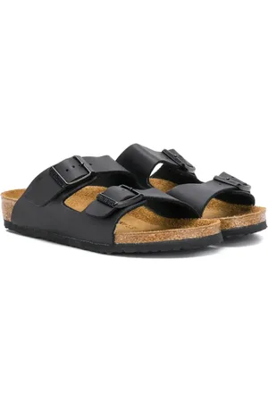 Birkenstock Buckle strap flat mules