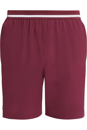 Lacoste Embroidered running track shorts