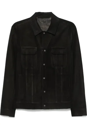 SALVATORE SANTORO Suede shirt jacket