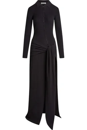 AYA MUSE Draped-detail maxi dress