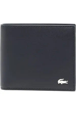 Lacoste Logo-plaque leather wallet