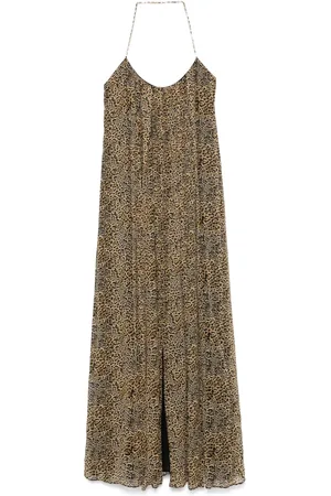 AMEN Leopard-print maxi dress