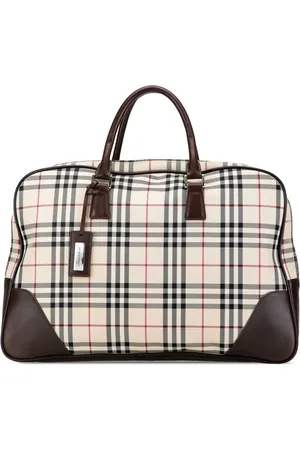 Burberry 2000-2017 House Check Canvas business bag