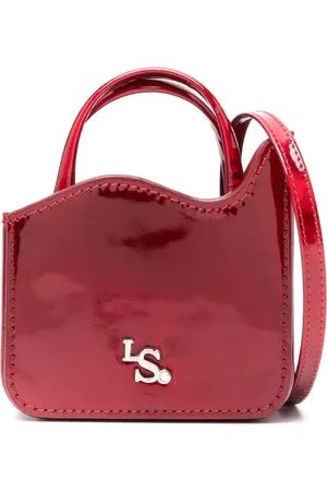 LE SILLA Ivy patent-finish leather mini tote bag
