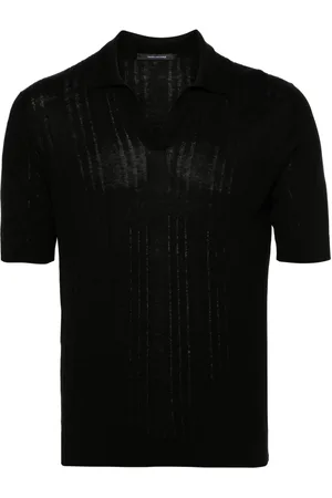 TAGLIATORE Pavel silk polo shirt