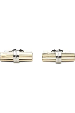 Salvatore Ferragamo Engraved-logo cufflinks