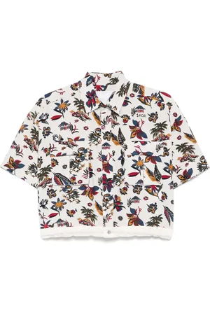 SACAI Floral-print shirt