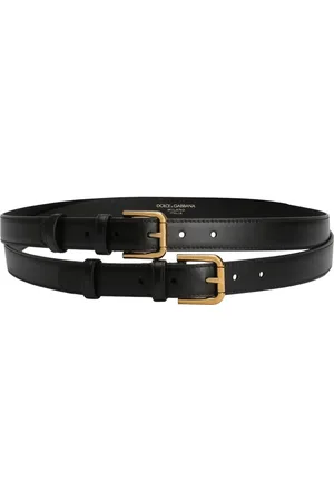 Dolce & Gabbana Leather double belt