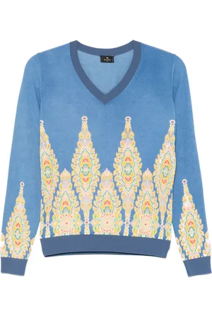 Etro Paisley-jacquard sweater