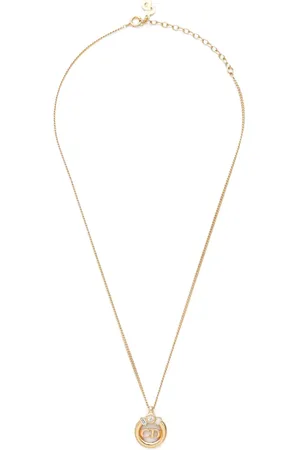 Dior 2000s CD rhinestone necklace