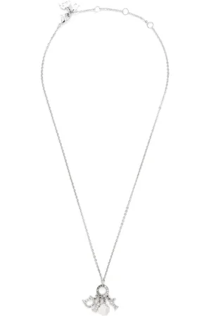 Dior 2010s Dior letters charm necklace