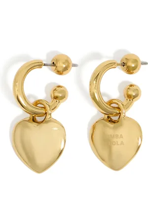 Bimba y Lola Heart hoop earrings